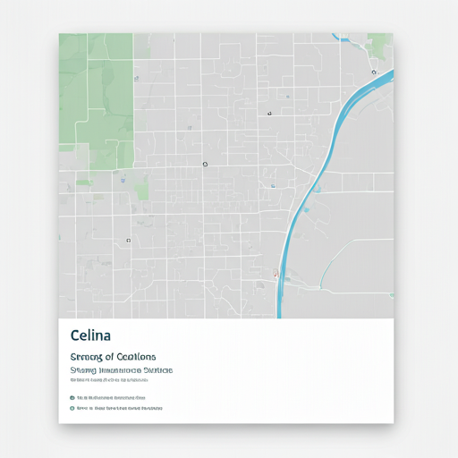 Map to the Celina office